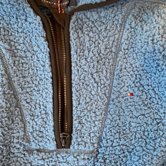 Tommy Hilfiger half zip, Woman’s pullover, Blue Small comfy New With Tags - Picture 3 of 6